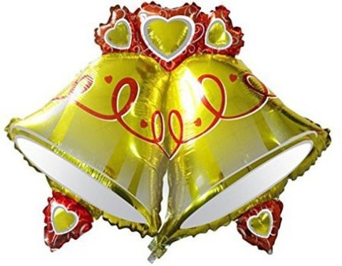 Шар К Фигура, Колокольчики, 35''/89 см, 1 шт.