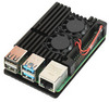 Корпус для Raspberry Pi 4 с вентиляторами (LT-4B02 / алюминий / чёрный)