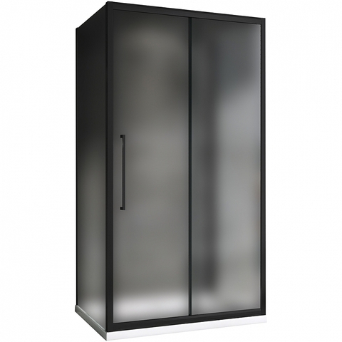 Abber Schwarzer Diamant AG30120BMH-S70BM-S70BM Душевой уголок, 120x70x195, цвет: чёрный