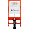BelBagno Loto BB070CHR/SC/BB026/BB042BL Инсталляция с унитазом и сиденьем, цвет: белый