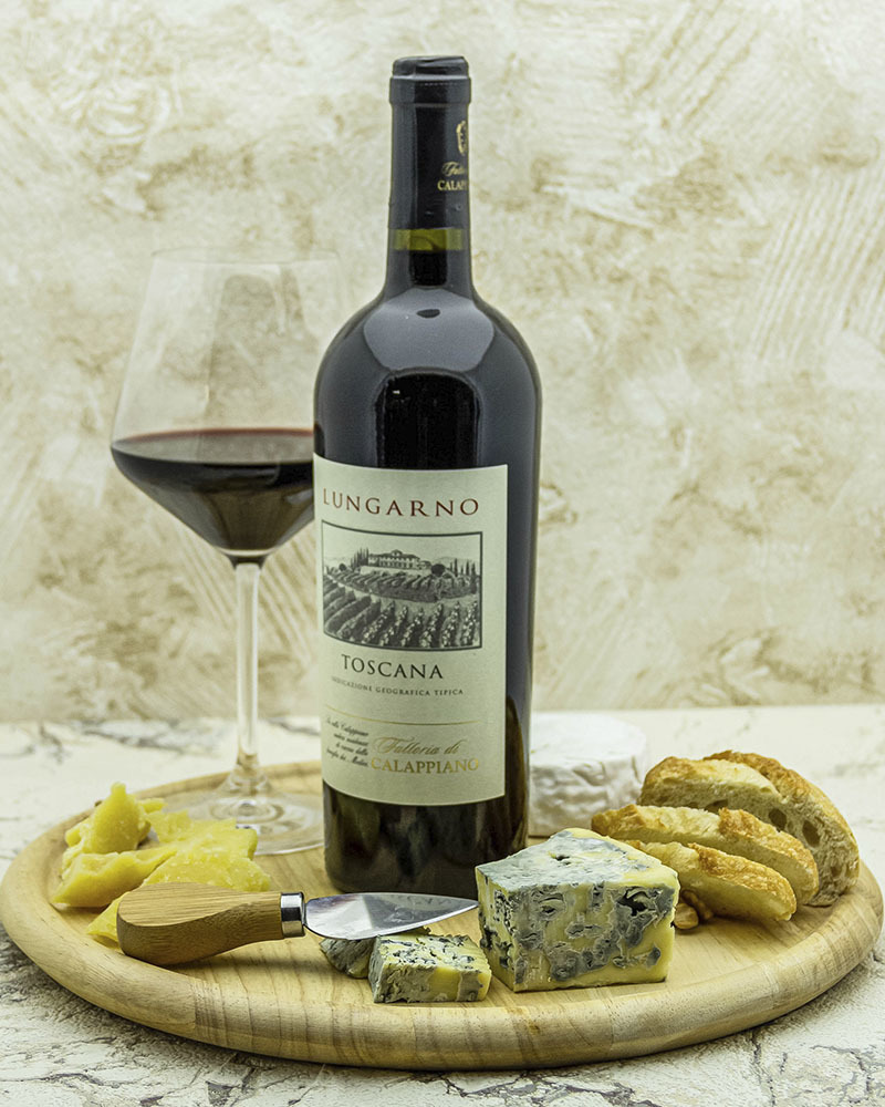 Вино Fattoria di Calappiano Лунгарно Красное Сухое 2017 г.у. 14,5% 0,75 л, Италия