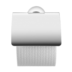 Duravit Starck T 99401000 Держатель туалетной бумаги с крышкой настенный, цвет хром фото