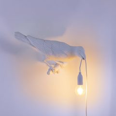Настенный светильник Bird Lamp White Looking Right