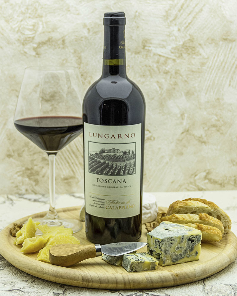 Вино Fattoria di Calappiano Лунгарно Красное Сухое 2017 г.у. 14,5% 0,75 л, Италия