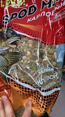 КЛЁВО СПОД-МИКС КАРПОВЫЙ в пакете “Doy-pack” с застежкой ZIP-LOCK (более 30-ти компонентов) 2.5 кг/7 шт/уп. продажа от 1уп