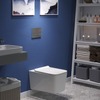 Berges Floe 082121 Унитаз подвесной 55 см, сиденье дюропласт Floe Slim SO, микролифт, быстросьем