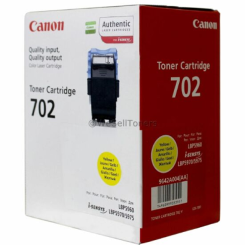 Canon Cartridge 702 Yellow Toner