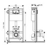 KK-POL 350/ZPW/500-00-P0(ZSP/M500/0/K) Premium Инсталляция для подвесного унитаза (с прокладкой)