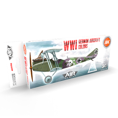 Набор красок AK interactive WWI German Aircraft Colors 3G, 6 красок