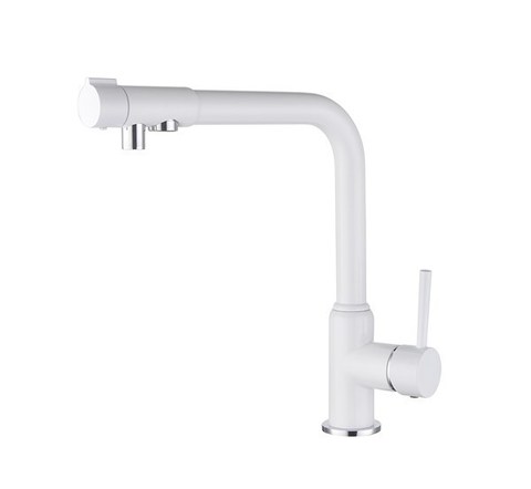 Смеситель KAISER Teka 13044-10 белый глянцевый для кухни под фильтр