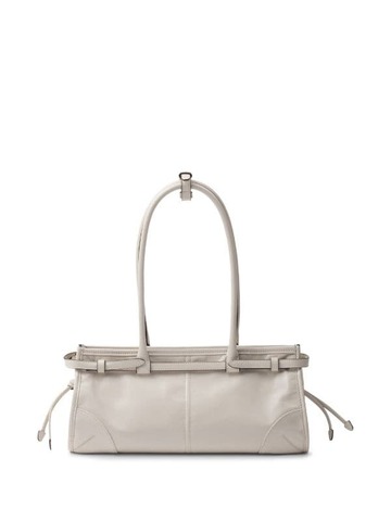 Кожаная средняя сумка Prada Bonnie белый