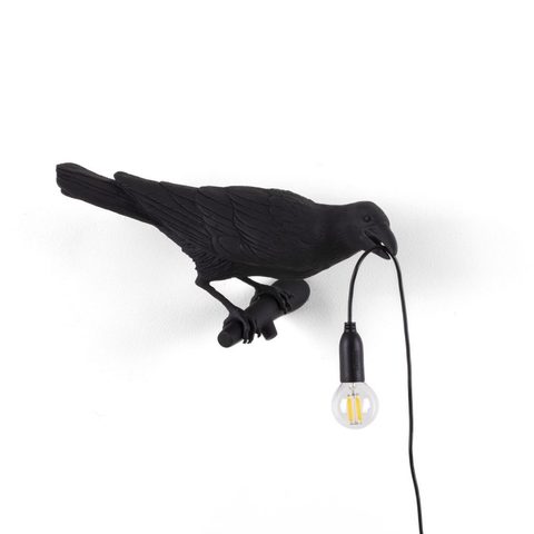 Фото: Настенный светильник Bird Lamp Black Looking Right - основной вид