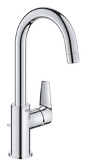 Смеситель для раковины Grohe Start Edge, размер L, EcoJoy и ограничитель температуры, рычажный донный клапан (23776001)