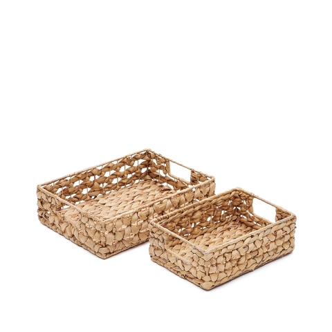 Фото: Tressa Набор из 2 коробок из натуральных волокон 27 х 20 см / 36 х 27 см - основной вид