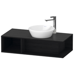 Duravit D-Neo DE493901616 Тумбочка подвесная компакт, 260x1000x480 мм, 1 открытое отделение на левой стороне, цвет: Black Oak фото