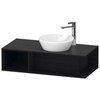 Duravit D-Neo DE493901616 Тумбочка подвесная компакт, 260x1000x480 мм, 1 открытое отделение на левой стороне, цвет: Black Oak