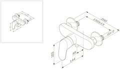 Смеситель для душа AM.PM LIKE - F8020016