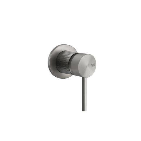 Gessi 316 54219#239 Встраиваемый смеситель на 1/2" на 1 источник (внешняя часть), цвет: steel brushed