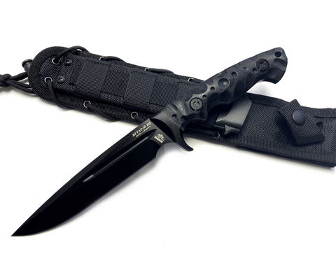 Нож Ягуар-М НОКС Black, сталь D2, рукоять G10, 602-700426