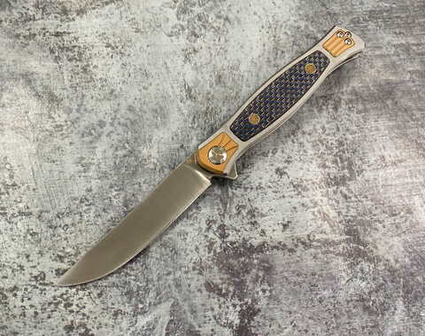 Складной нож Кот-02, сталь D2, G-10