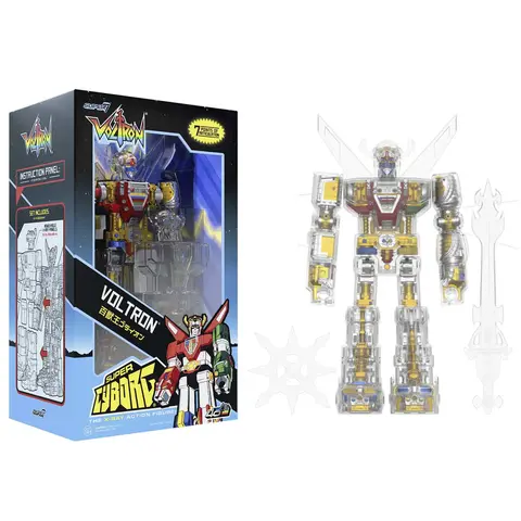 Коллекционная фигурка Super7 Voltron Super Cyborg (Clear)