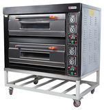 Печь хлебопекарная Miratek BK-24G + каменный под (2 яруса) + пароувлажнение