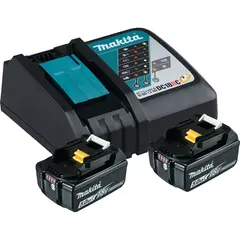 Два аккумулятора BL1850B и зарядное устройчтво DC18RC Makita 197570-9
