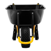 Тачка строительная, усиленная, объем 130 л, 230 кг, колесо 15х6.00-6 Denzel — фото 6