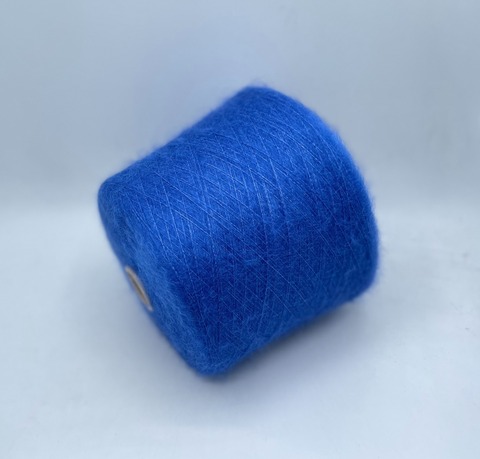 FILCOM (пр.Италия), art.Aurora, 850м/100 гр. 70% Суперкидмохер 30%Шелк , цвет-Синий арт-31281