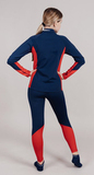 Детский раздельный гоночный комбинезон NordSki Jr.Base Dark Blue/Red