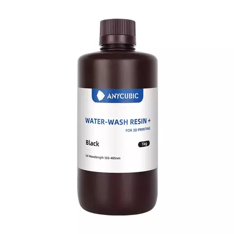 Фотополимер Anycubic Water-Wash Resin, черный (1 кг)