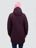 Женская теплая парка Noname Wass Padded Parka WOS dark rasberry - 3
