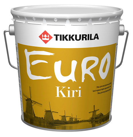 Лак полуматовый для паркета, деревянных полов и лестниц Tikkurila Lacquer Parquet / Тиккурила