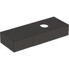 Geberit VariForm 501.178.00.1 Тумба под раковину, 135x23.5x51см, темно-серый / лакированный матовый, темно-серый / матовый