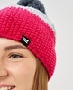 Лыжная шапка c шерстью Nordski Frosty pink-grey - 5