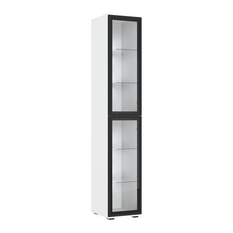 Норд Пенал-стекло (400) с подсветкой (Белый)