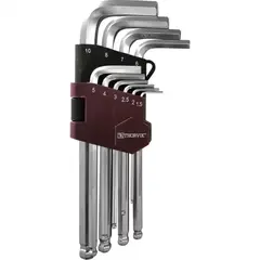 Набор ключей торцевых шестигранных THORVIK HKB10S