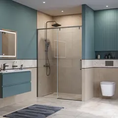 BelBagno SOFT_CLOSE-1-BF-1-130-C-GM Душевая дверь фото