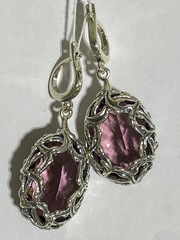Гранд ( серьги из серебра)