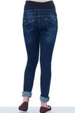 Джинсы для беременных (SLIM) 03967 голубой