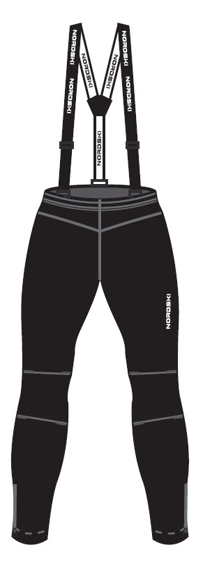 Nordski Premium разминочный лыжный костюм мужской light blue-black - 12