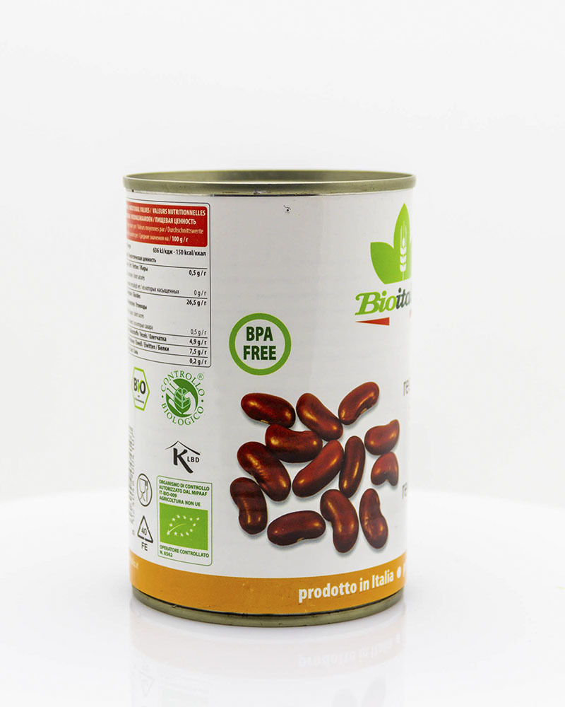 Фасоль красная Bioitalia консервированная 400 г
