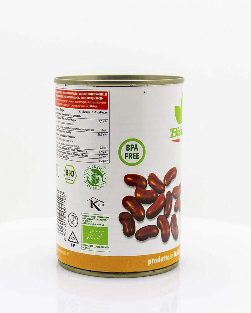 Фасоль красная Bioitalia консервированная 400 г