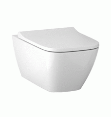 Geberit Smyle Square 500.379.01.1 Подвесной унитаз, с укороченным вылетом, закрытая форма, Rimfree фото