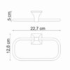 WasserKRAFT Wern K-2560 Полотенцедержатель, цвет: хром