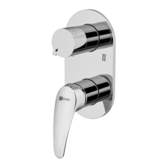 Lemark LM0427C Встраиваемый смеситель для ванны и душа, на два выхода, без аксессуаров, латунь/хром фото