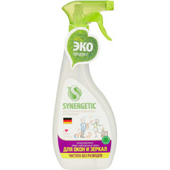 Средство для стекол и зеркал Synergetic 500 мл