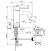 Ideal Standard Ceraline BC193XG Однорукоятковый смеситель для умывальника