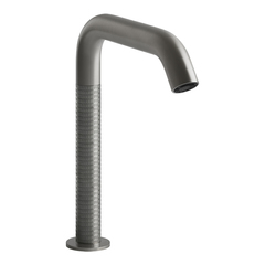 Gessi 316 Meccanica 54280#239 Смеситель для раковины, электронный, с кран-фильтром для регулировки температ и напора воды, выс излива 230 мм, цвет Steel Brushed фото