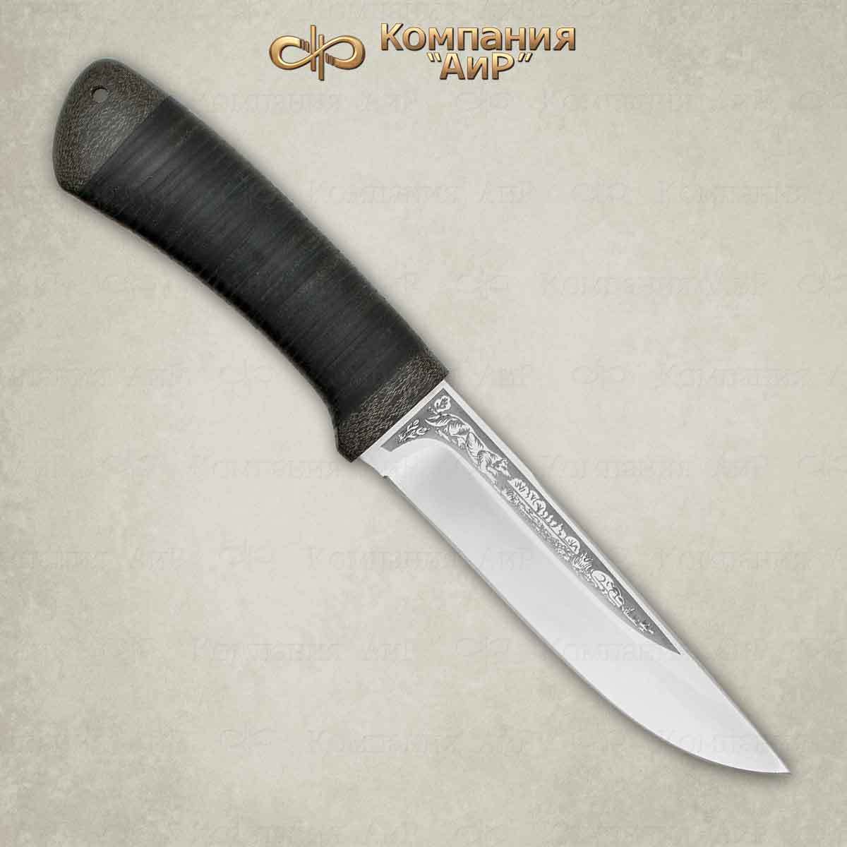 Нож Лиса, кожа, 100х13м